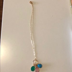 Brand new necklace with 3 stones